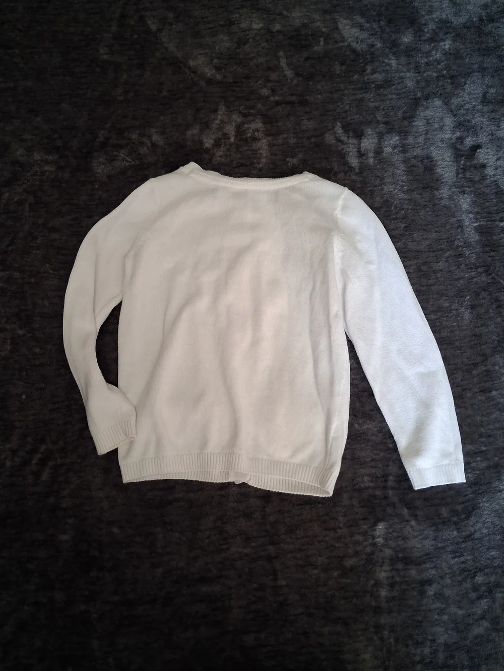 The Children's Place White Button Down Cardigan Girls Size 4T